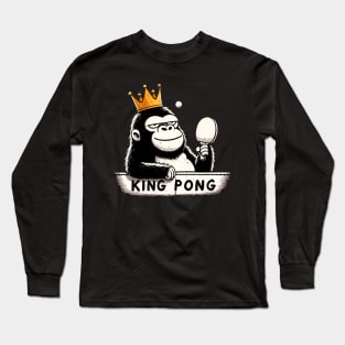 King Pong Gorilla Long Sleeve T-Shirt